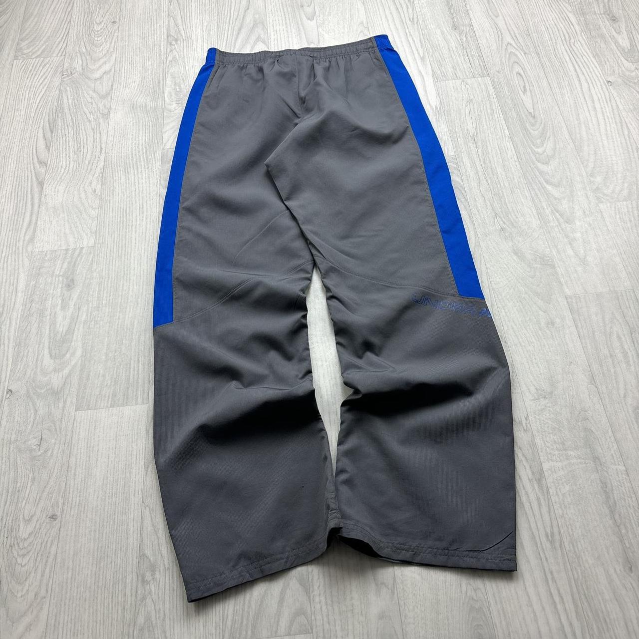 UNDER ARMOUR BAGGY TRACKSUIT BOTTOMS GREY