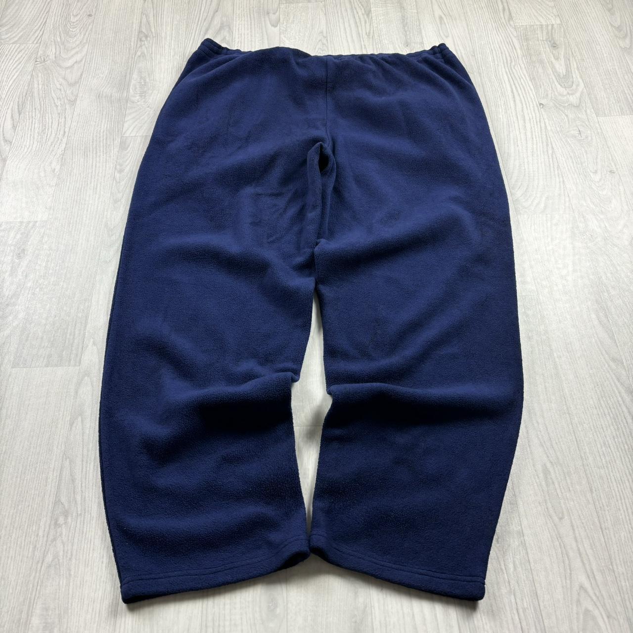 VINTAGE Y2K FILA BAGGY FLEECE SWEATPANTS NAVY
