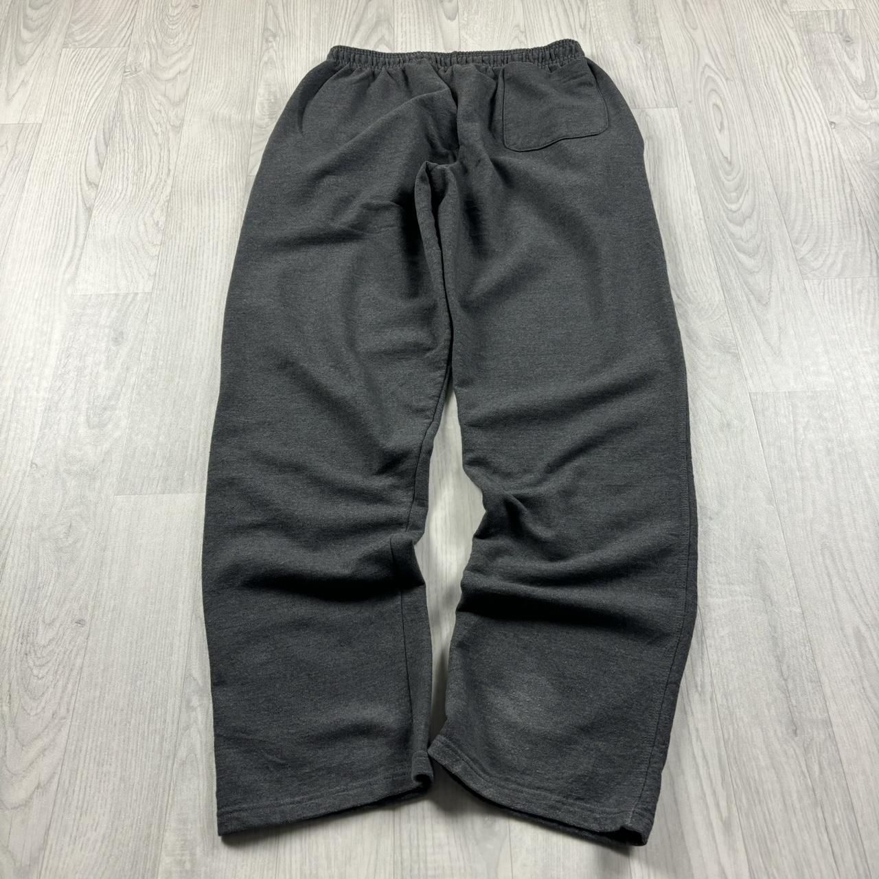VINTAGE 00s CHAMPION BAGGY COTTON SWEATPANTS CHARCOAL GREY