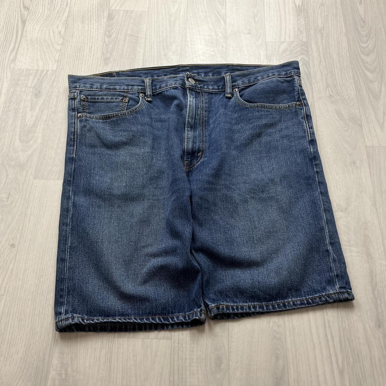 VINTAGE Y2K LEVIS 502 JORTS NAVY BLUE