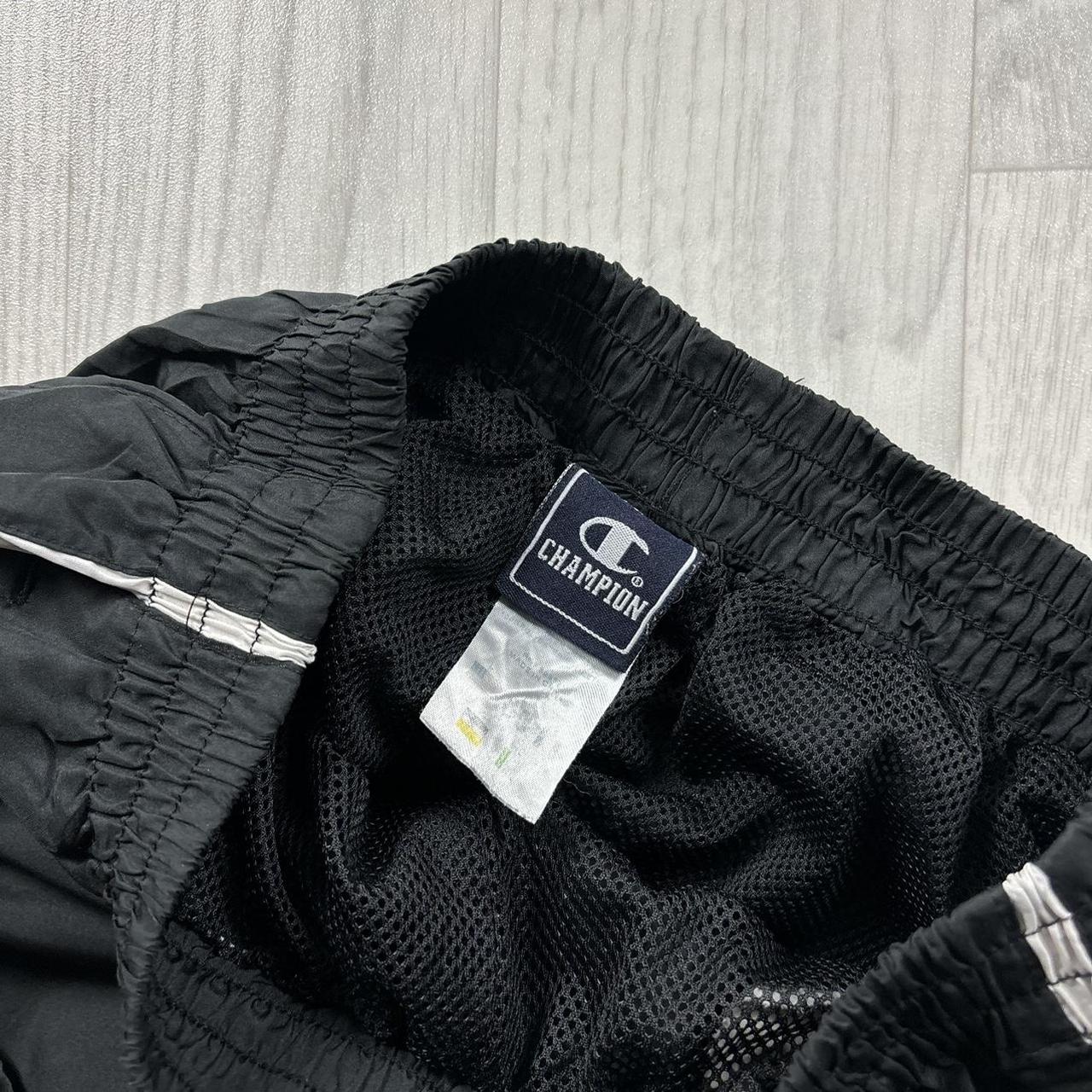 VINTAGE Y2K CHAMPION BAGGY TRACKSUIT BOTTOMS BLACK
