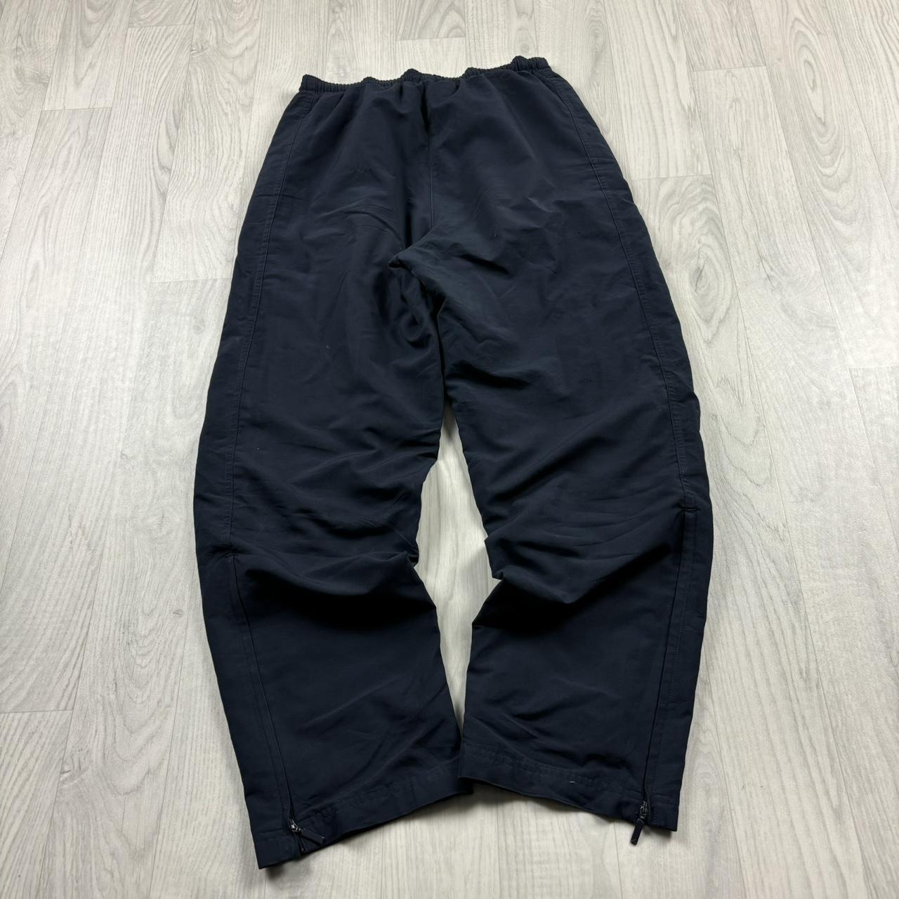 VINTAGE Y2K ADIDAS BAGGY TRACKSUIT BOTTOMS NAVY