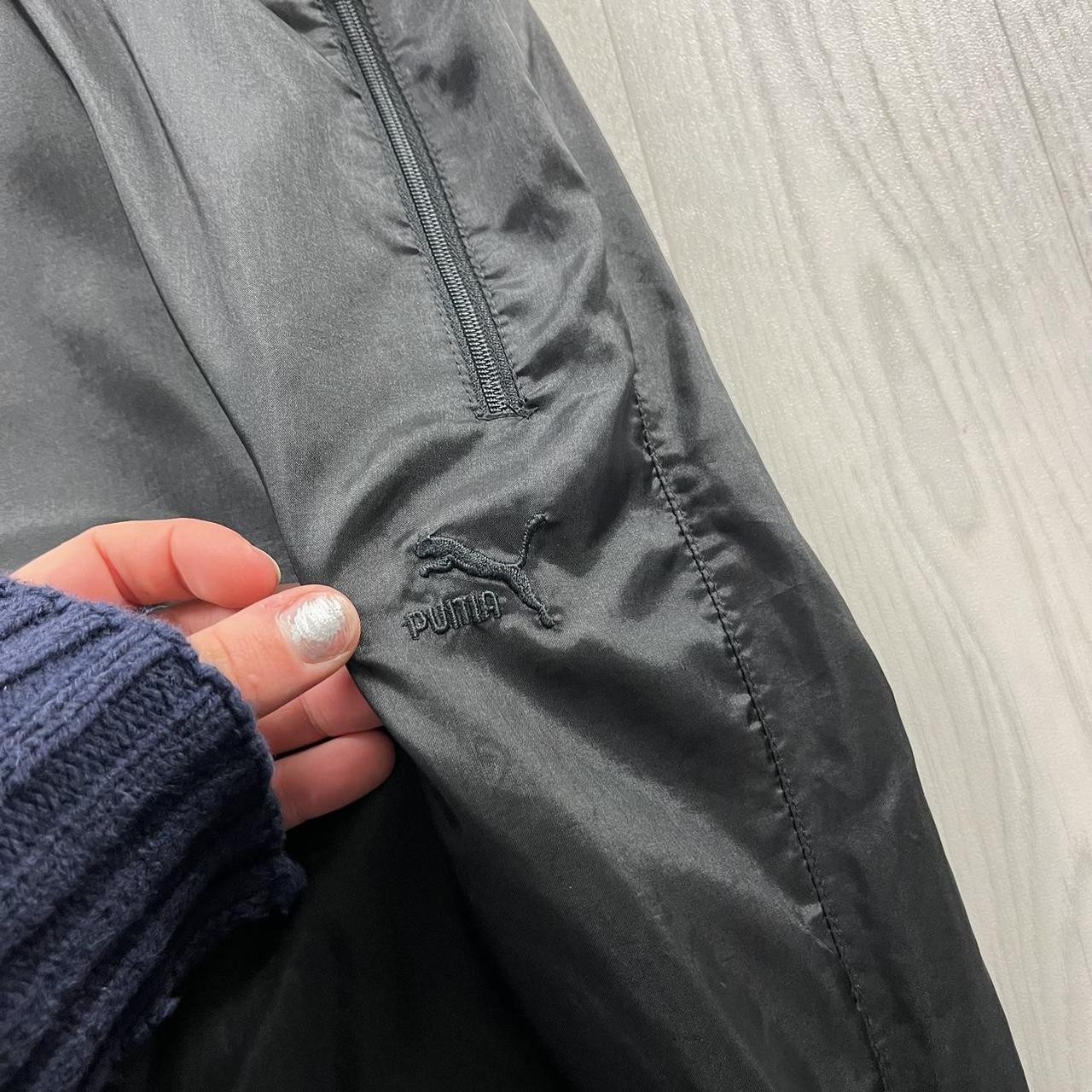VINTAGE Y2K PUMA BAGGY TRACKSUIT BOTTOMS BLACK