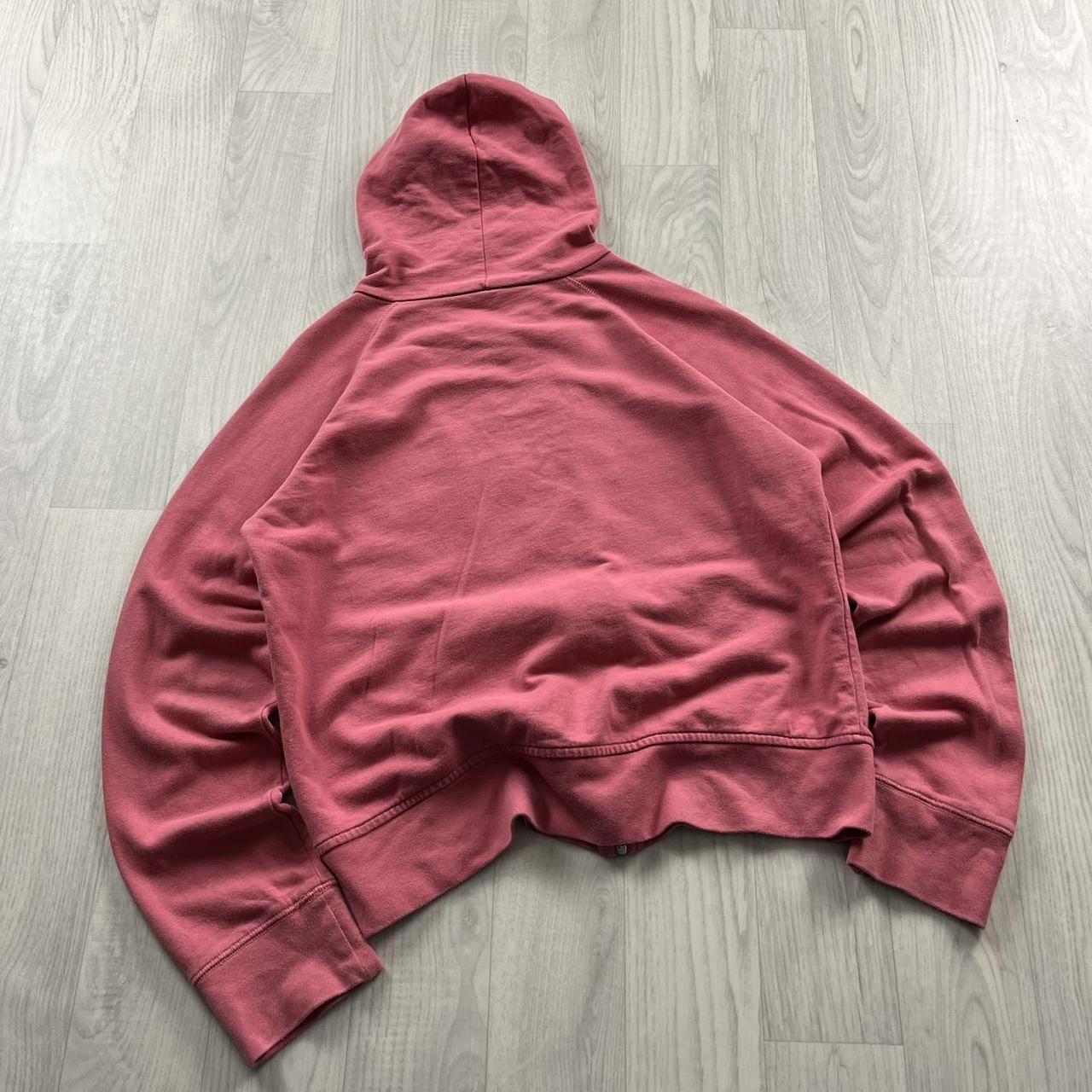 VINTAGE Y2K FCUK SPELL OUT ZIP UP HOODIE PINK