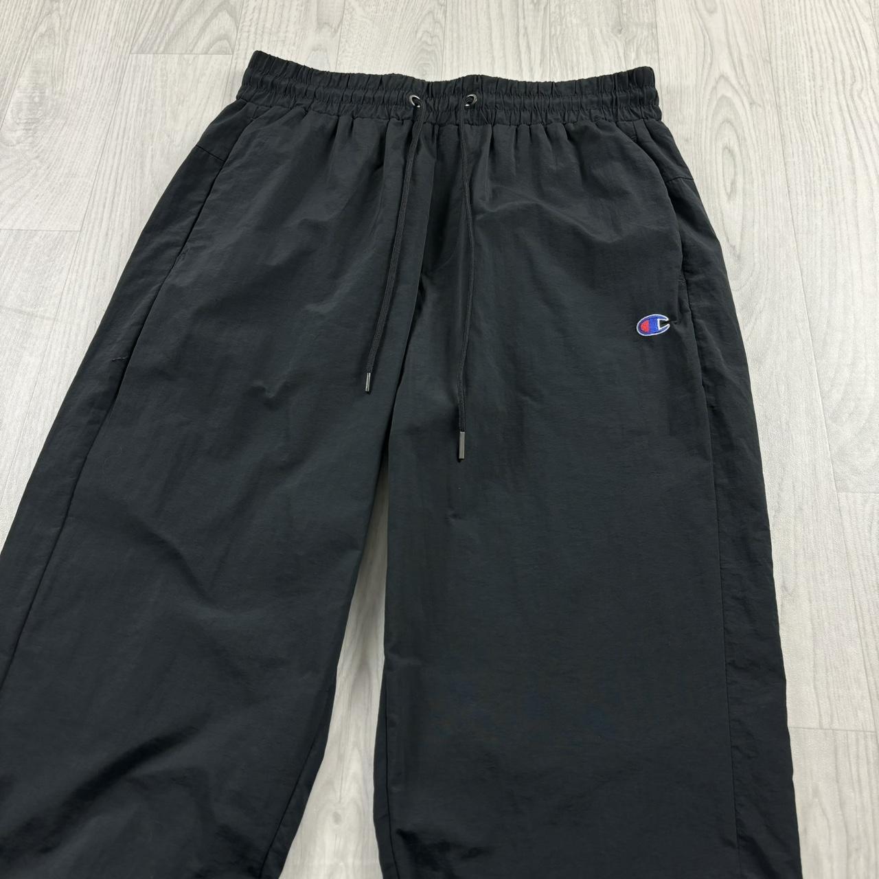 VINTAGE Y2K CHAMPION BAGGY TRACKSUIT BOTTOMS BLACK