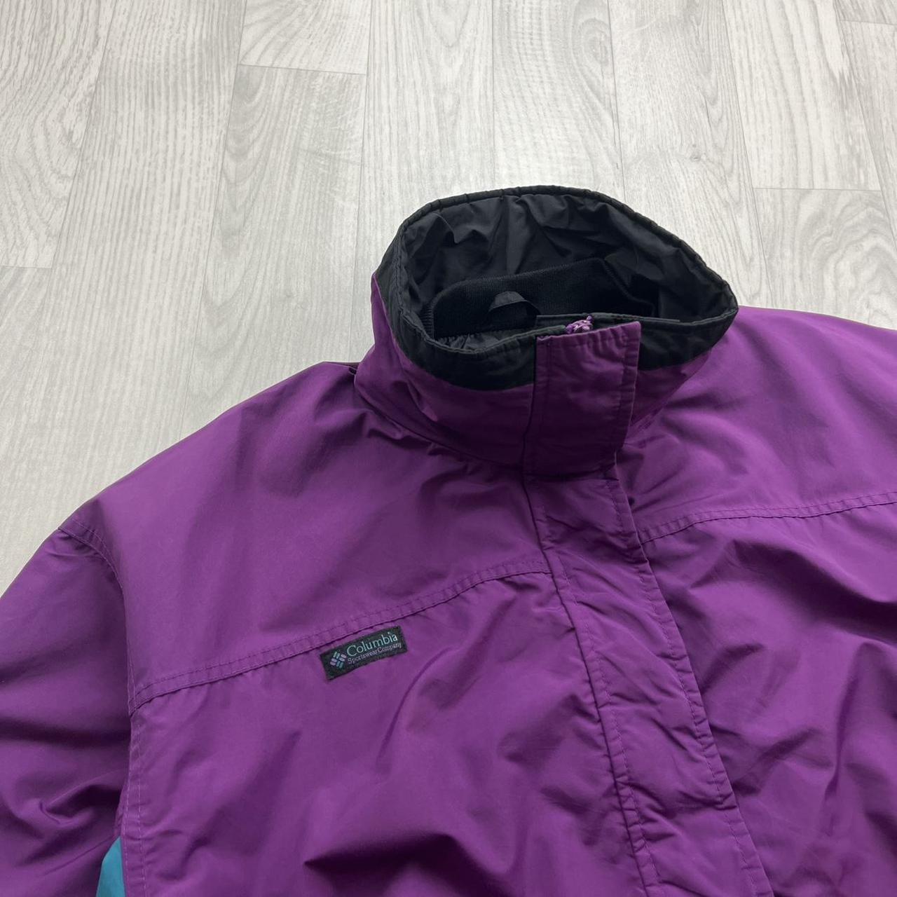 VINTAGE 00s COLUMBIA BUGABOO BOMBER HEAVY JACKET PURPLE