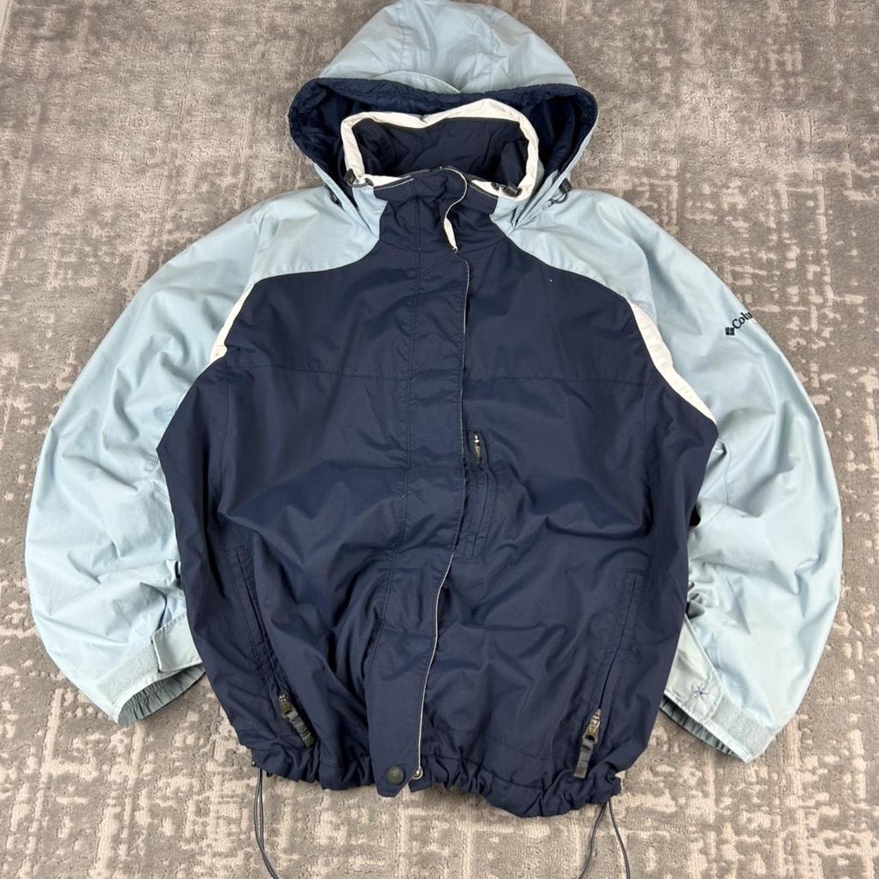 VINTAGE 00s COLUMBIA VERTEX TECHNICAL UTILITY JACKET NAVY BLUE