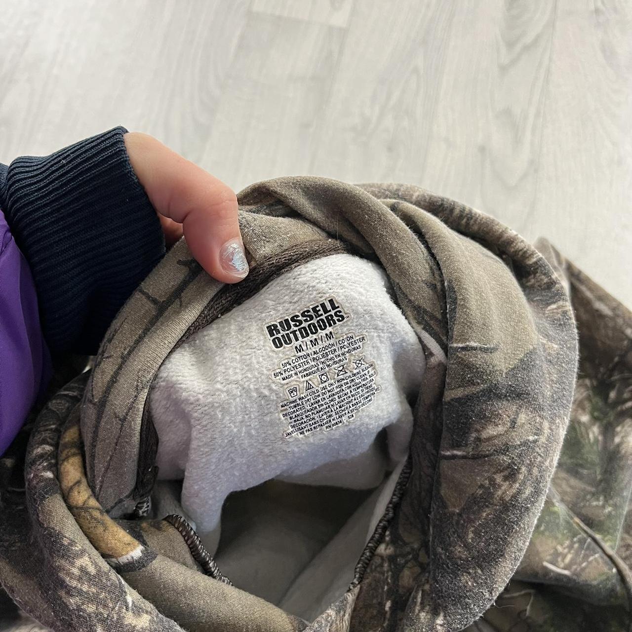 VINTAGE RUSSELL ATHLETIC REALTREE HOODIE CAMO