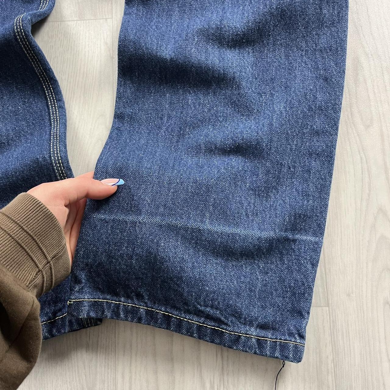VINTAGE BRAMS BAGGY CARPENTER JEANS BLUE