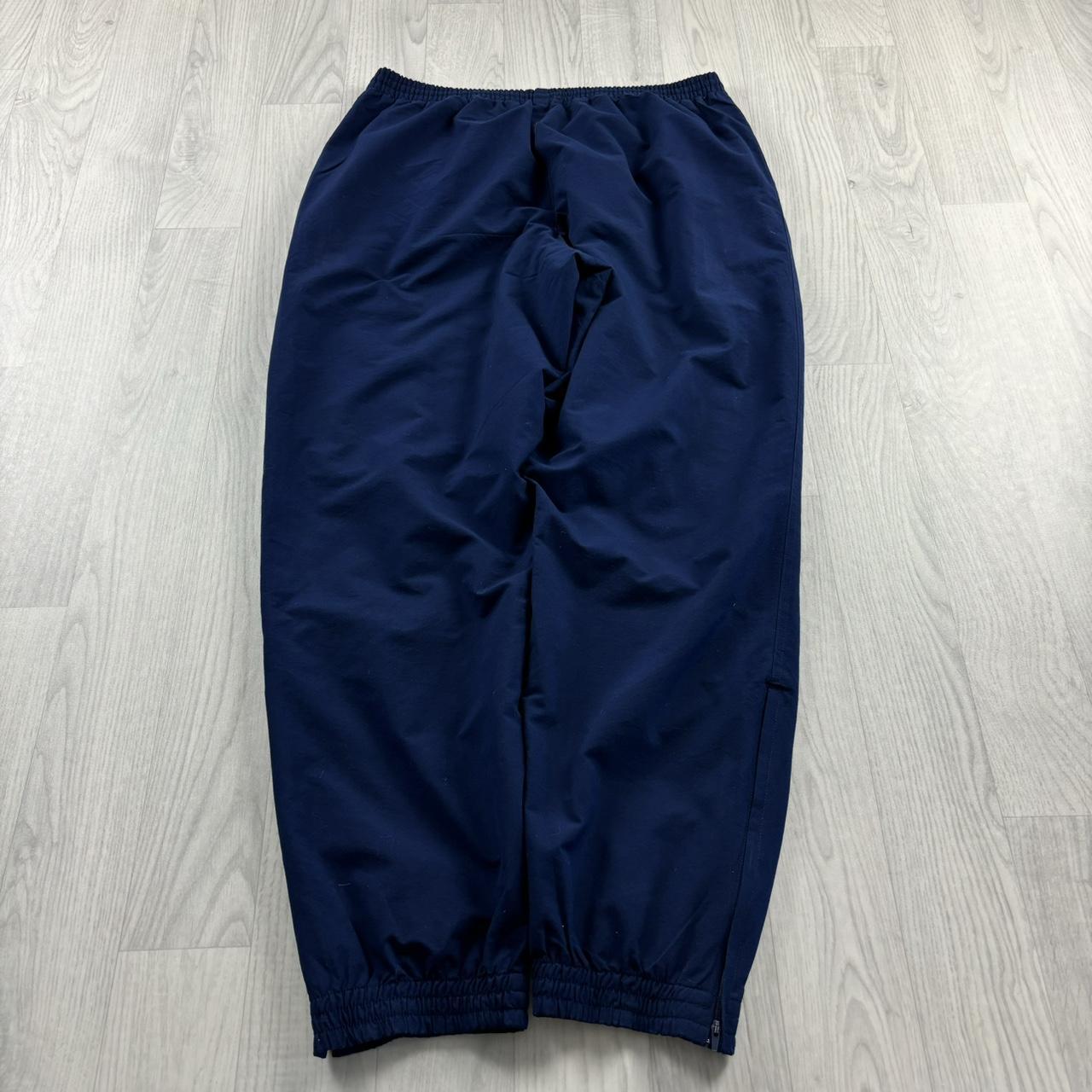 VINTAGE Y2K ADIDAS BAGGY TRACKSUIT BOTTOMS NAVY