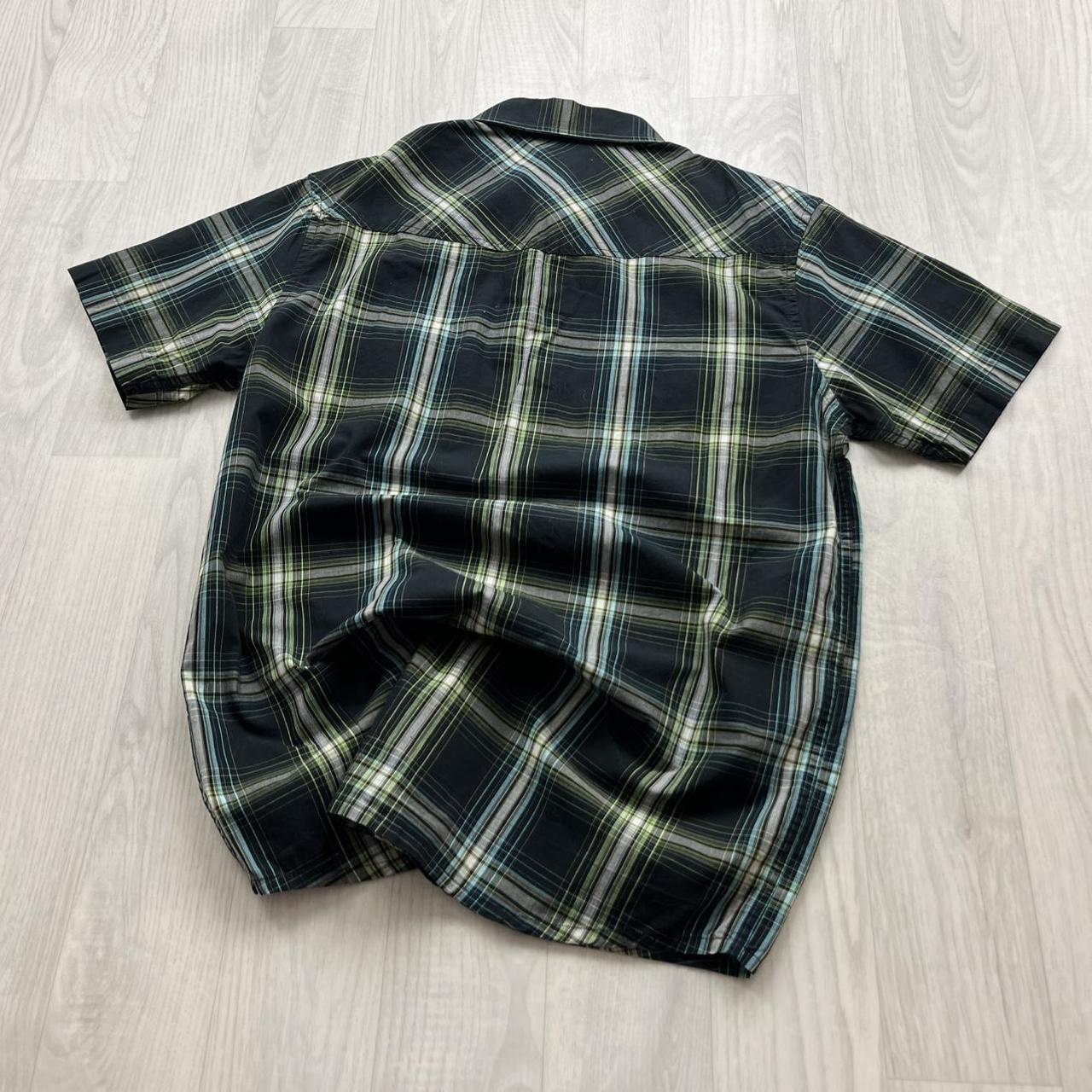 VINTAGE Y2K RIPCURL CHECKERED SHORT SLEEVE SHIRT
