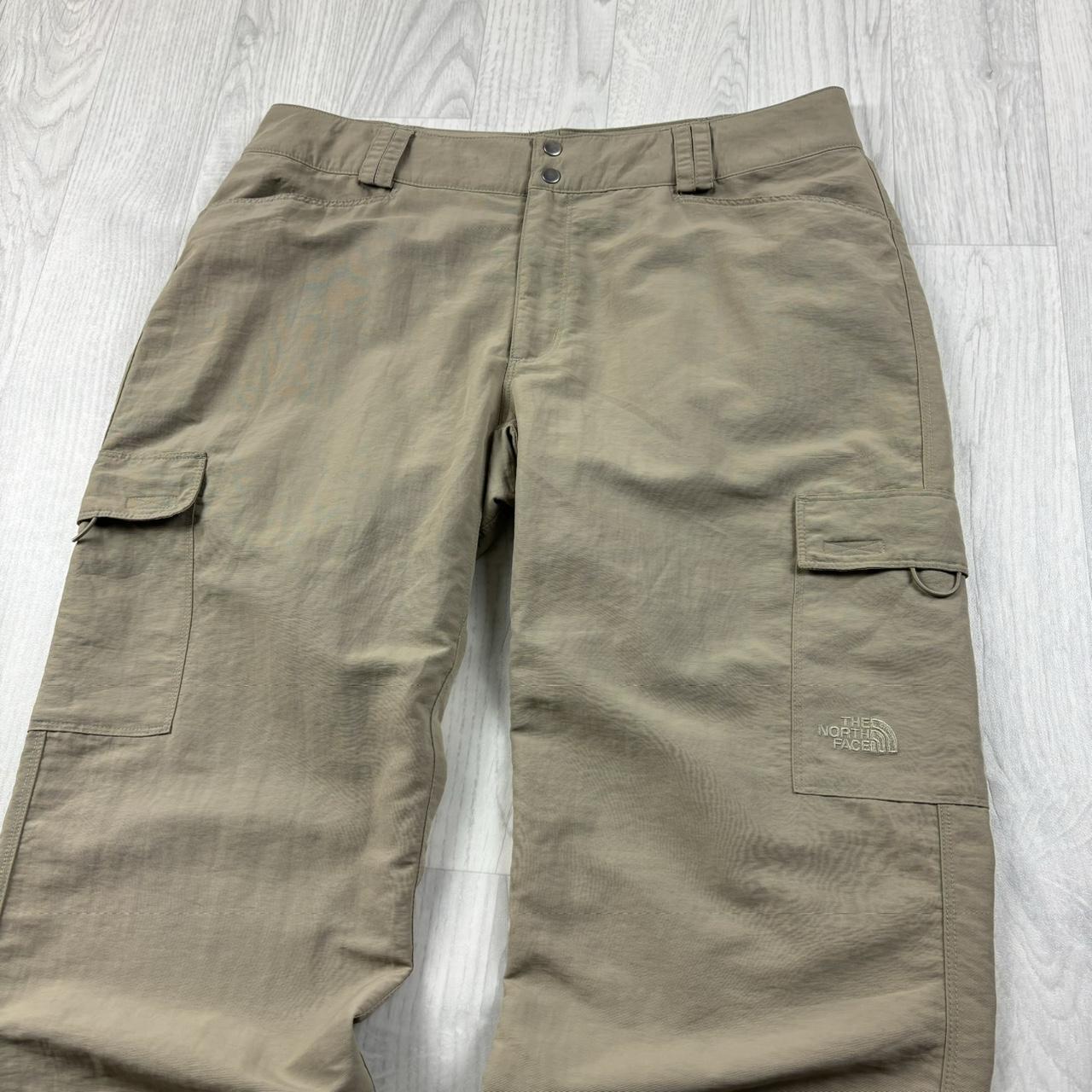 VINTAGE Y2K THE NORTH FACE UTILITY 3/4 TROUSERS BEIGE