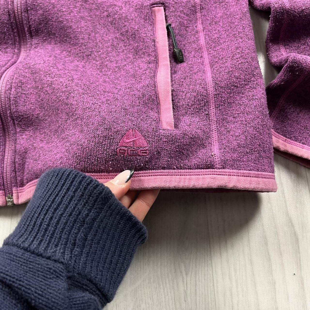VINTAGE Y2K NIKE ACG ZIP UP FLEECE PINK