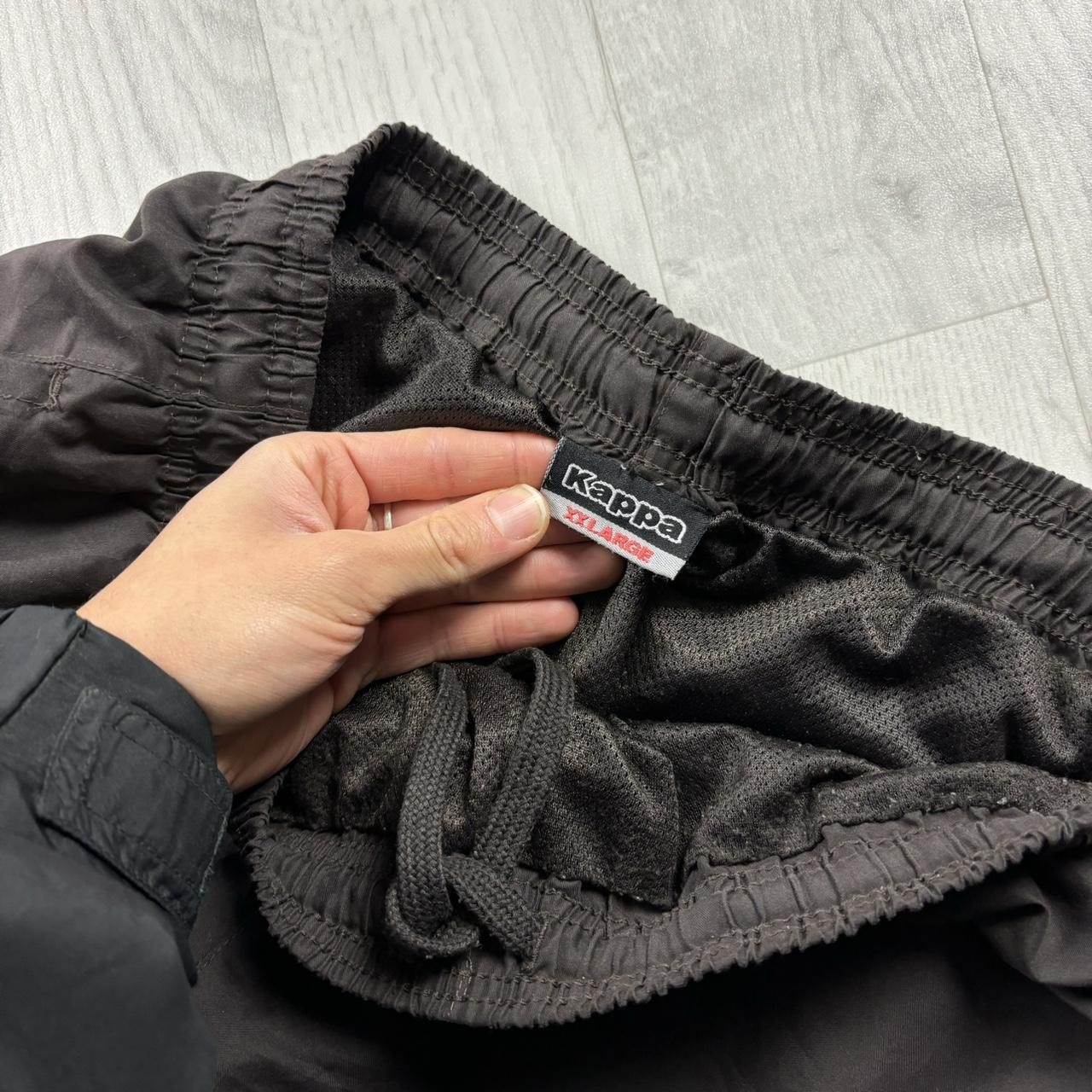 VINTAGE Y2K KAPPA BAGGY TRACKSUIT BOTTOMS BROWN