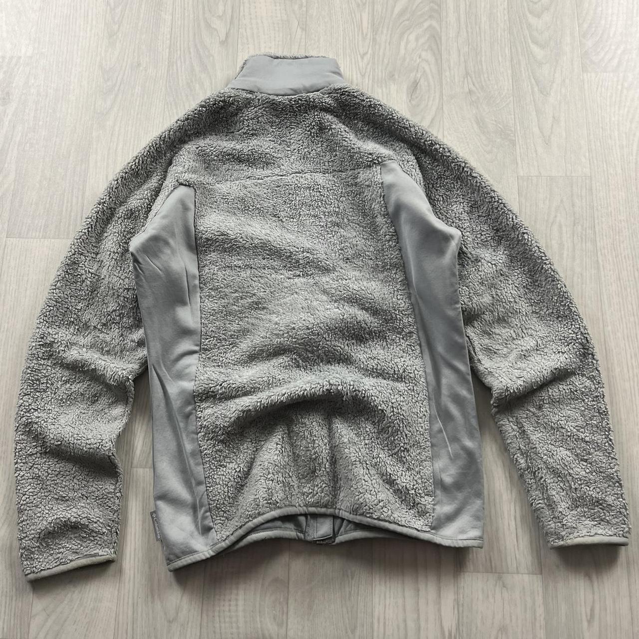 VINTAGE Y2K COLUMBIA ZIP UP FLEECE GREY