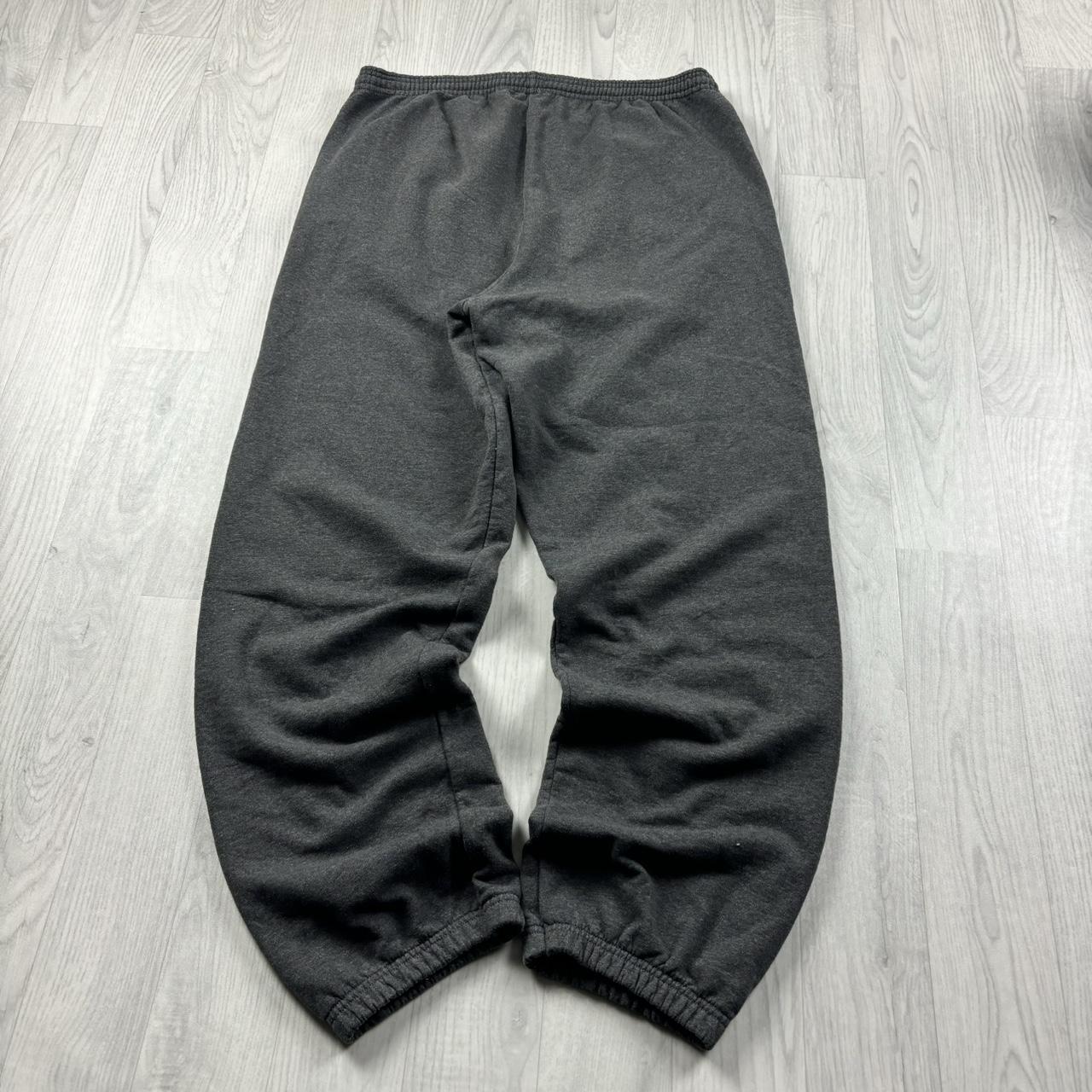 VINTAGE 00s CHAMPION BAGGY COTTON SWEATPANTS CHARCOAL GREY