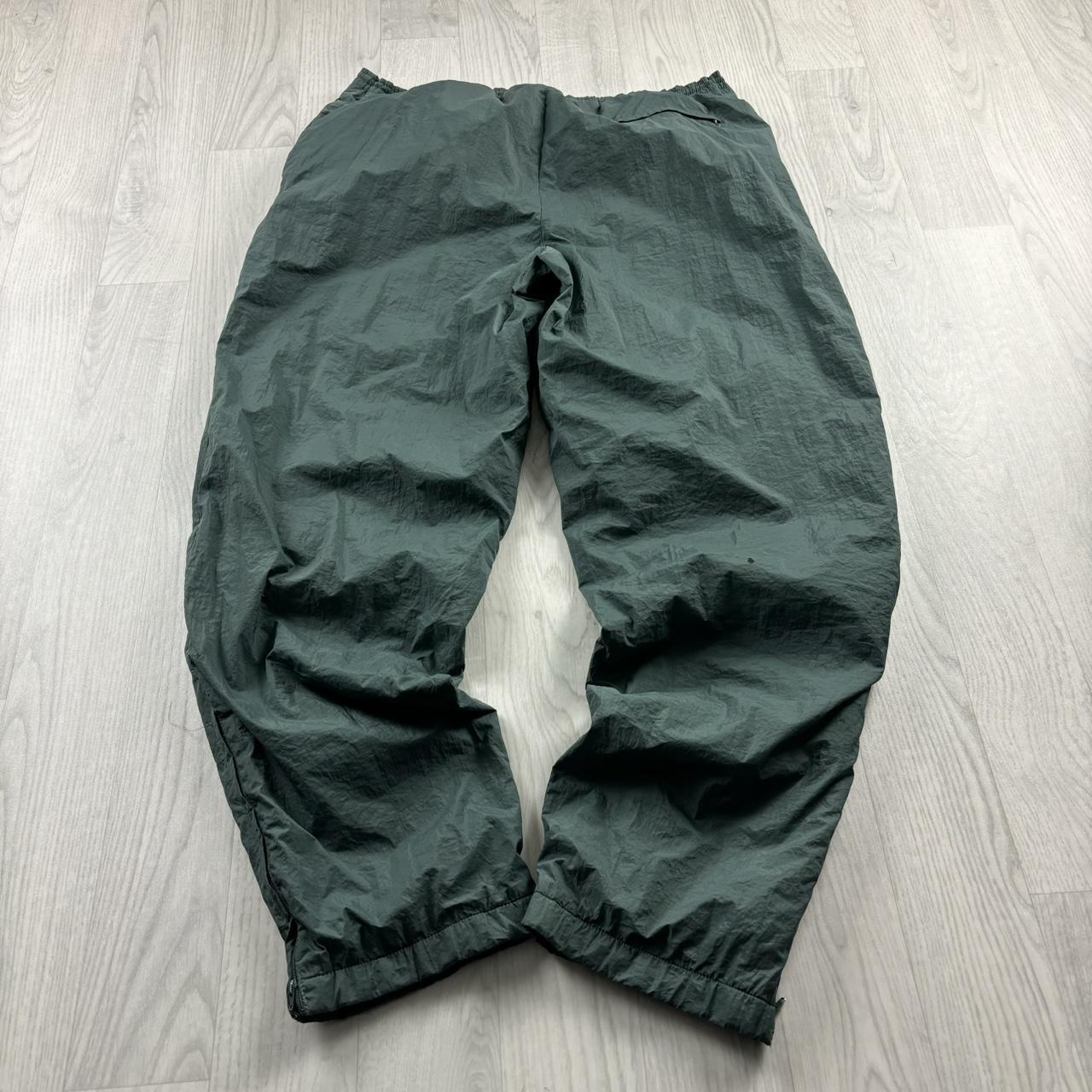 VINTAGE 90s NIKE BAGGY TRACKSUIT BOTTOMS GREEN