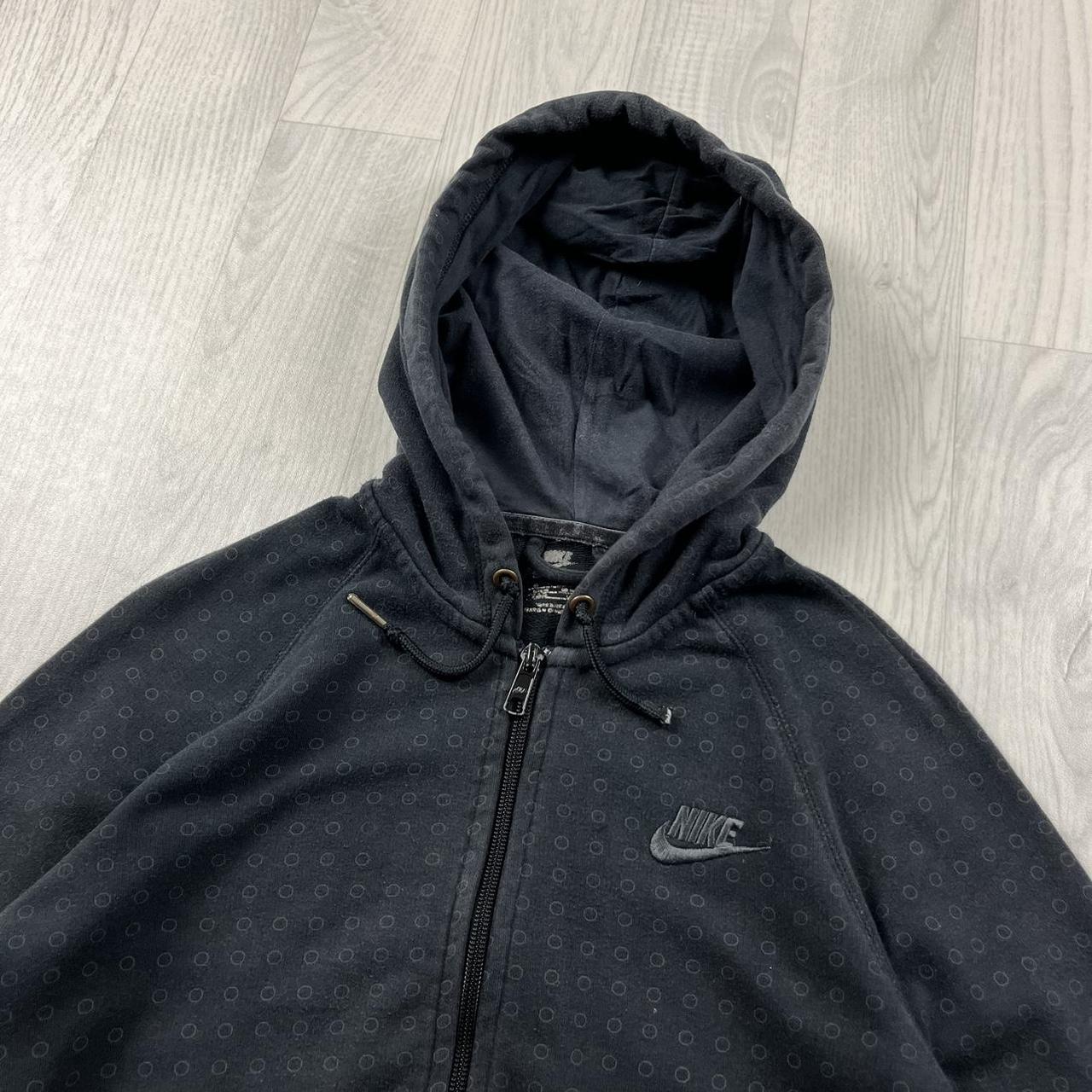 VINTAGE Y2K NIKE ZIP HOODIE BLACK