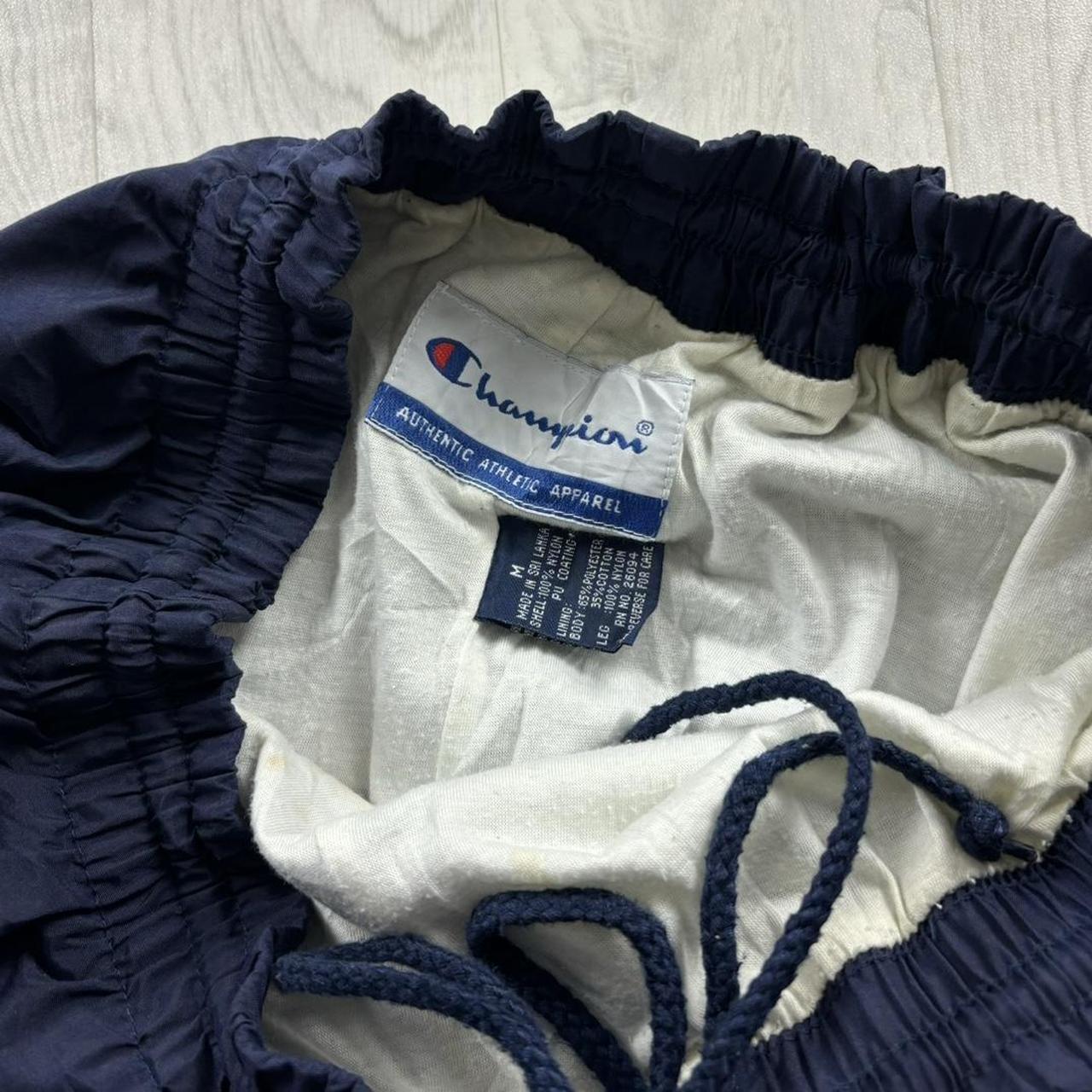 VINTAGE Y2K CHAMPION BAGGY TRACKSUIT BOTTOMS NAVY