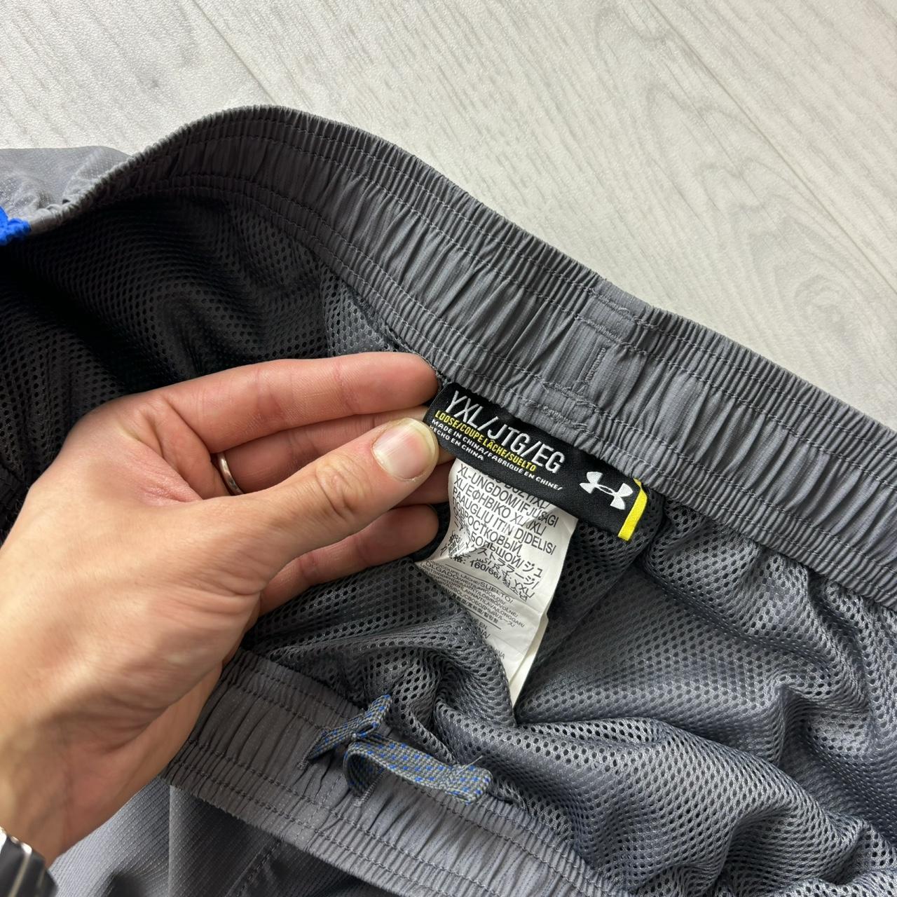 VINTAGE Y2K UNDER ARMOUR BAGGY TRACKSUIT BOTTOMS GREY