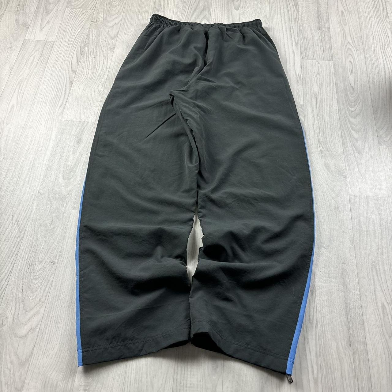 VINTAGE Y2K NIKE BAGGY TRACKSUIT BOTTOMS CHARCOAL GREY