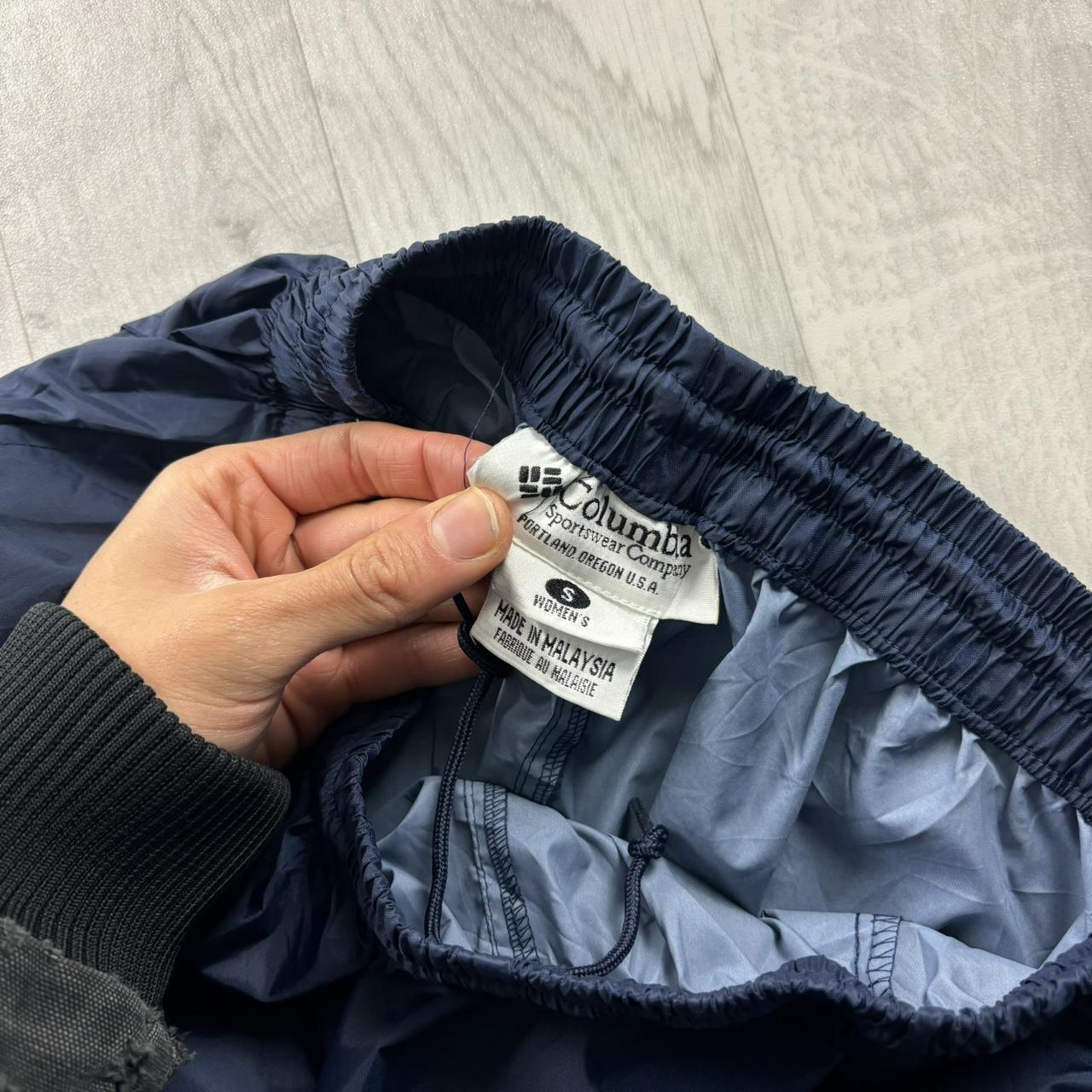 VINTAGE Y2K COLUMBIA BAGGY TRACKSUIT BOTTOMS NAVY
