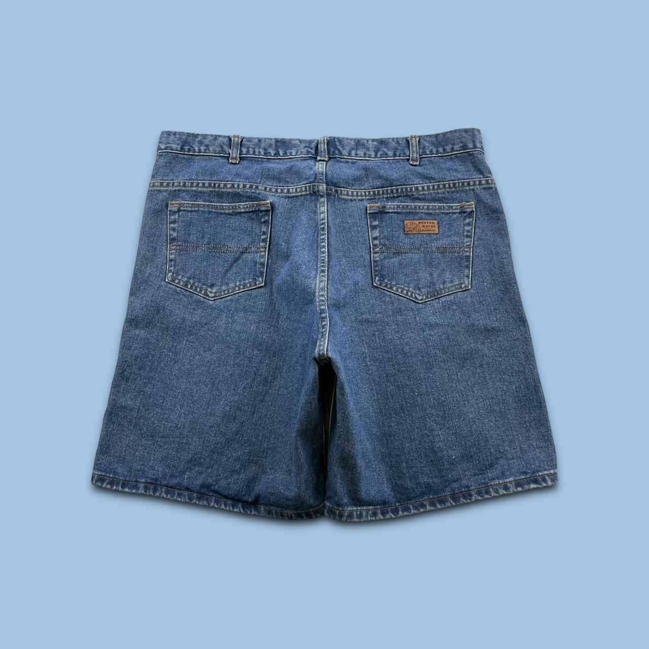 VINTAGE DENVER HAYES BAGGY LOOSE SKATER JORTS BLUE (40w)