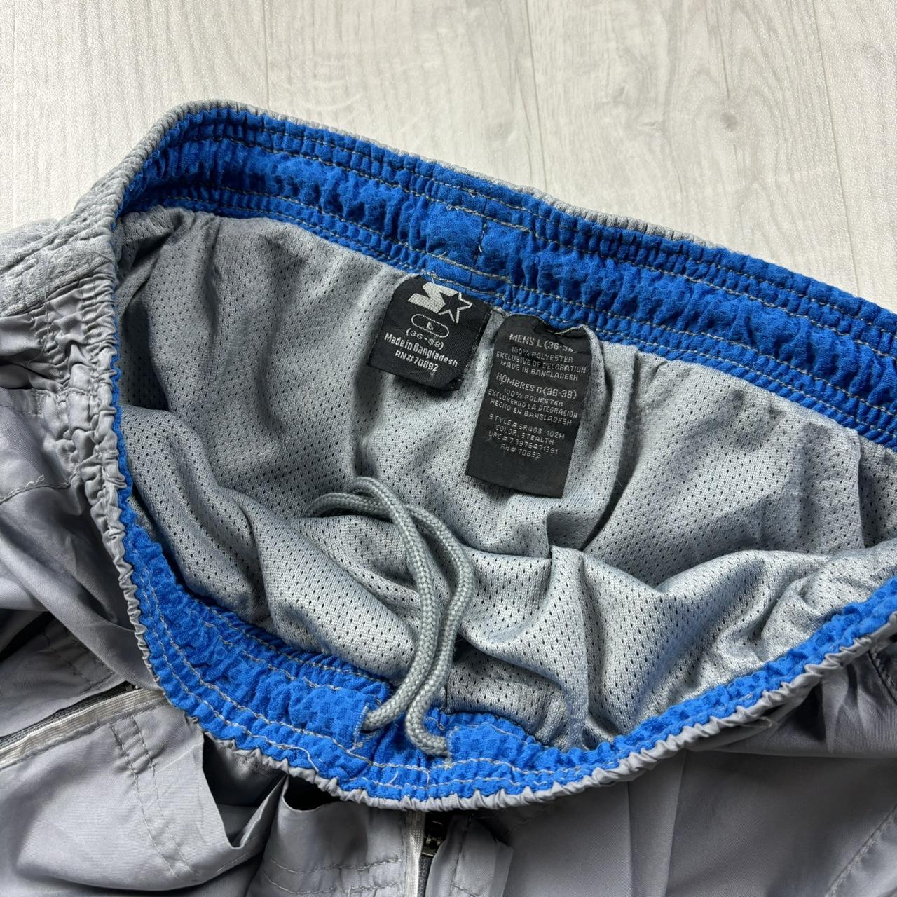 VINTAGE Y2K STARTER BAGGY TRACKSUIT BOTTOMS GREY