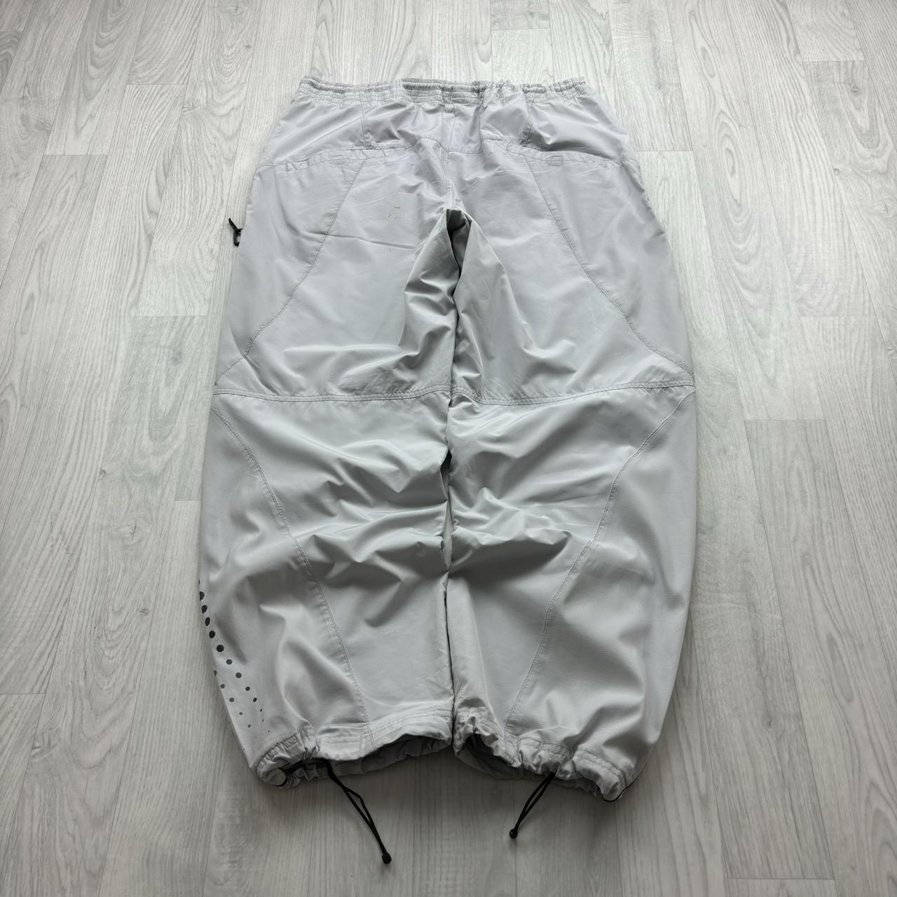 VINTAGE Y2K NIKE AIR TECHNICAL BAGGY TRACKSUIT BOTTOMS GREY