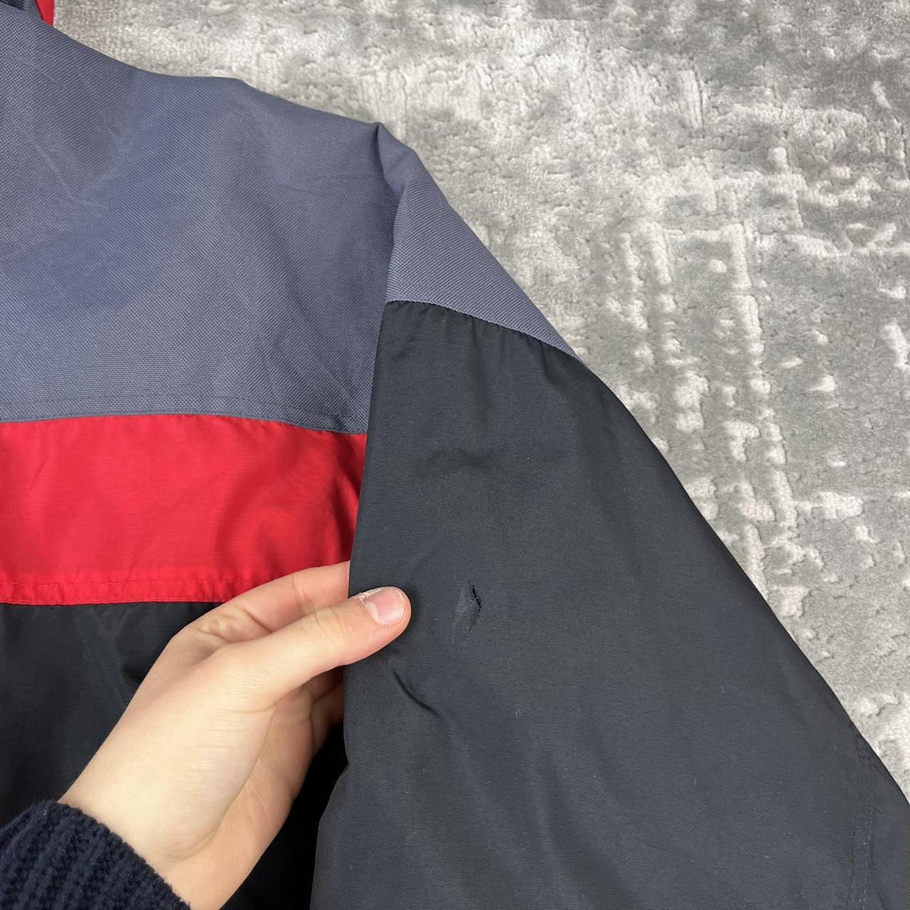 VINTAGE 00s COLUMBIA UTILITY BOMBER JACKET BLACK RED