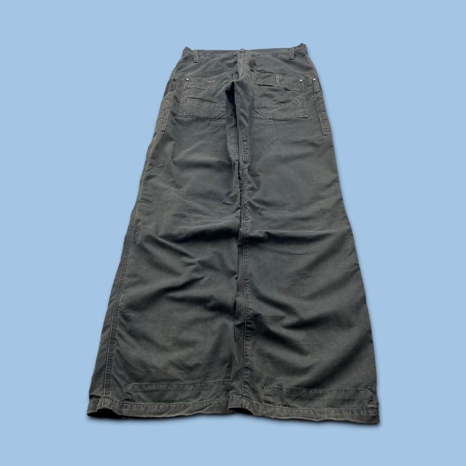 VINTAGE Y2K G STAR BAGGY UTILITY JEANS FADED BLACK