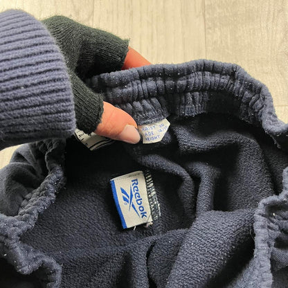 VINTAGE REEBOK BAGGY COTTON SWEATPANTS NAVY