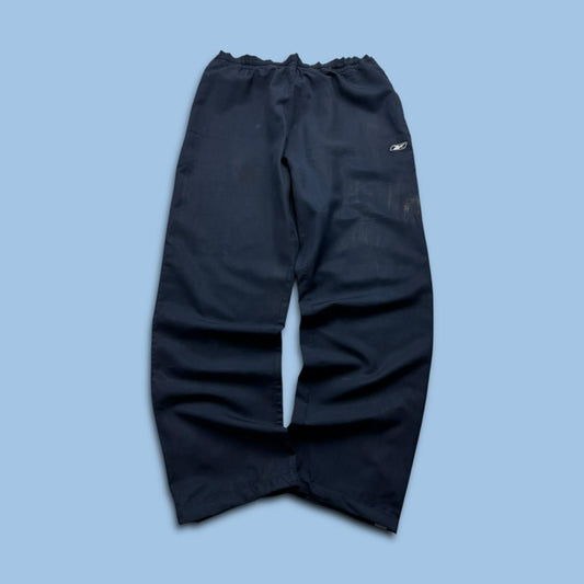 VINTAGE Y2K REEBOK BAGGY TRACKSUIT BOTTOMS NAVY