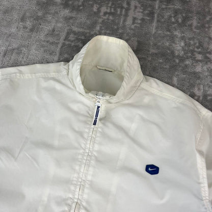 VINTAGE Y2K NIKE WINDBREAKER TRACKSUIT JACKET WHITE BLUE
