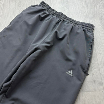 VINTAGE Y2K ADIDAS BAGGY TRACKSUIT BOTTOMS GREY