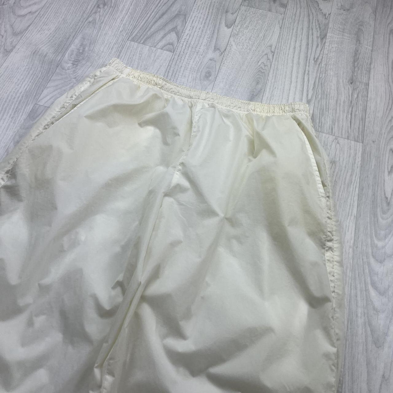 VINTAGE Y2K NIKE BAGGY TRACKSUIT BOTTOMS CREAM