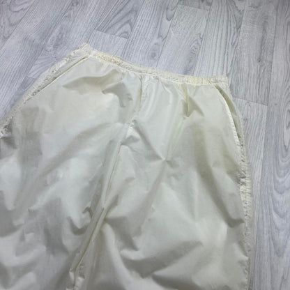 VINTAGE Y2K NIKE BAGGY TRACKSUIT BOTTOMS CREAM