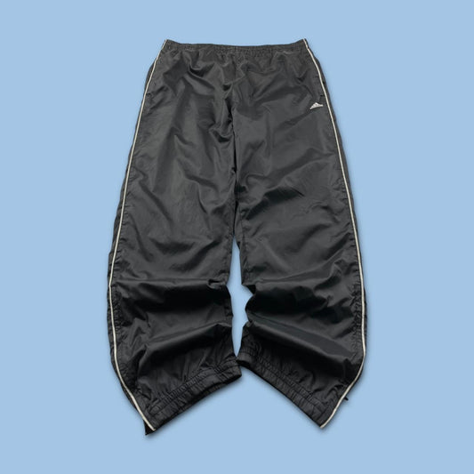 VINTAGE Y2K ADIDAS BAGGY TRACKSUIT BOTTOMS BLACK