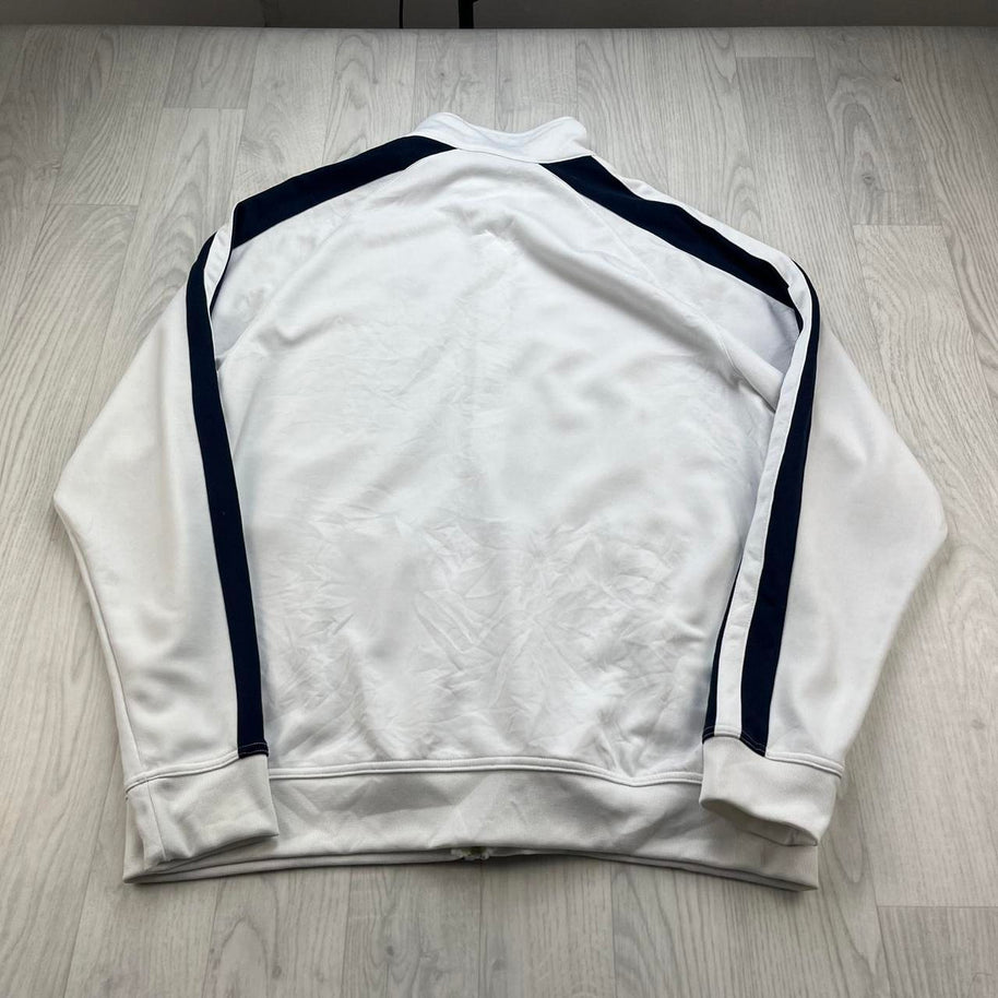 VINTAGE Y2K NIKE ZIP UP TRACK JACKET WHITE
