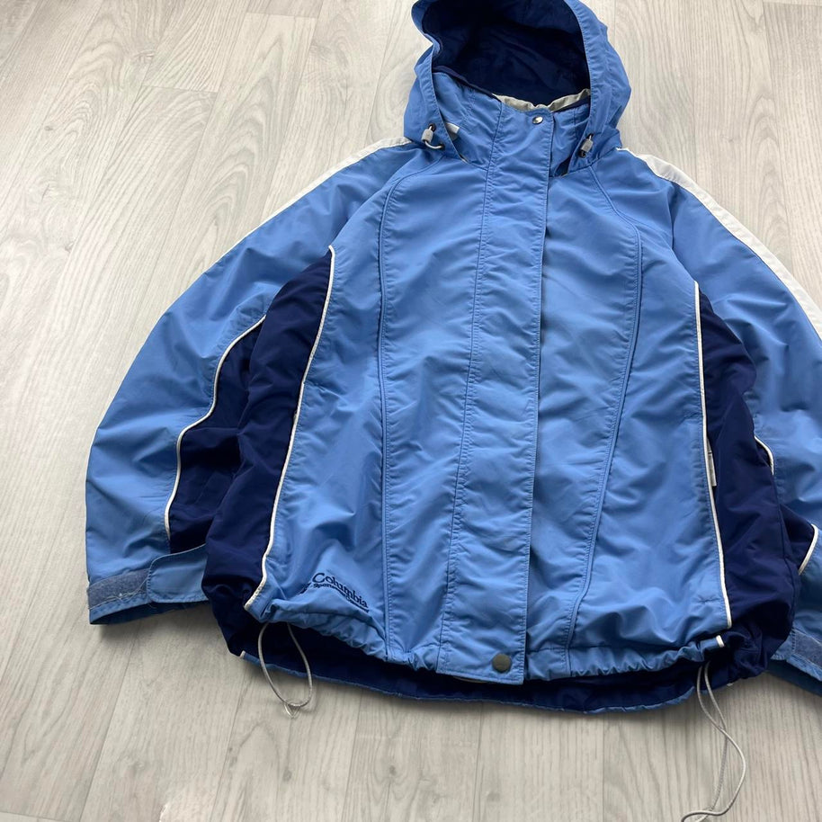 VINTAGE Y2K COLUMBIA TECHNICAL SKI JACKET BLUE