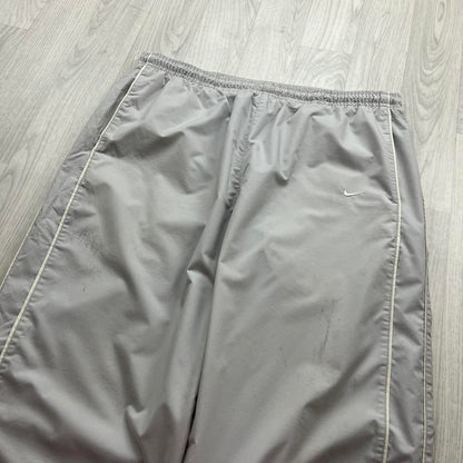 VINTAGE Y2K NIKE BAGGY TRACKSUIT BOTTOMS GREY