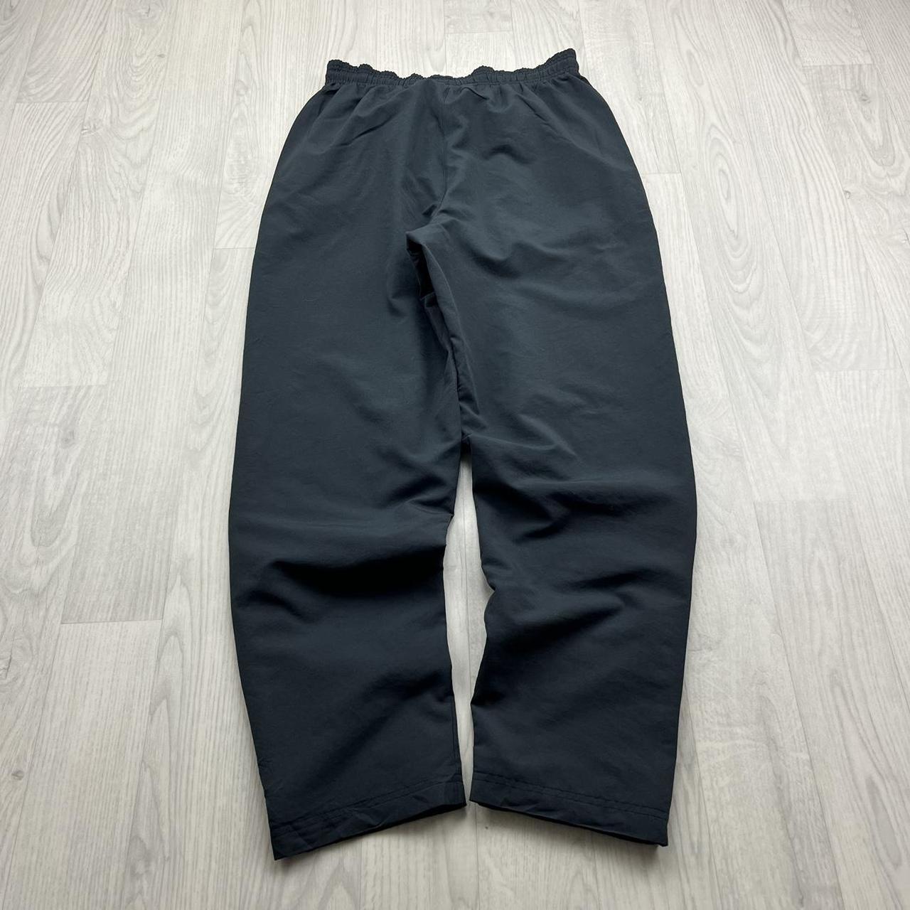 VINTAGE Y2K ADIDAS BAGGY STRAIGHT LEG TRACKSUIT BOTTOMS GREY