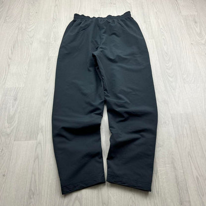 VINTAGE Y2K ADIDAS BAGGY STRAIGHT LEG TRACKSUIT BOTTOMS GREY
