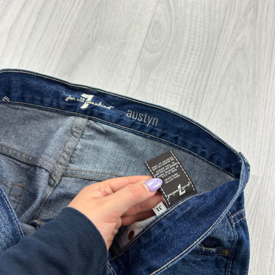 VINTAGE Y2K 7 FOR ALL MANKIND AUSTYN JEANS BLUE