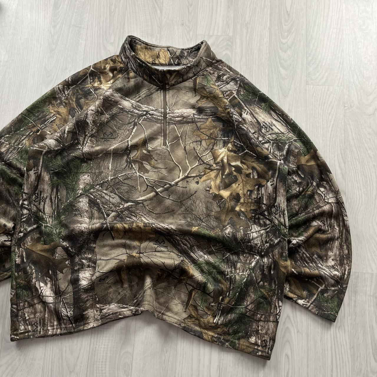 VINTAGE REALTREE QUARTER ZIP SWEATSHIRT CAMO