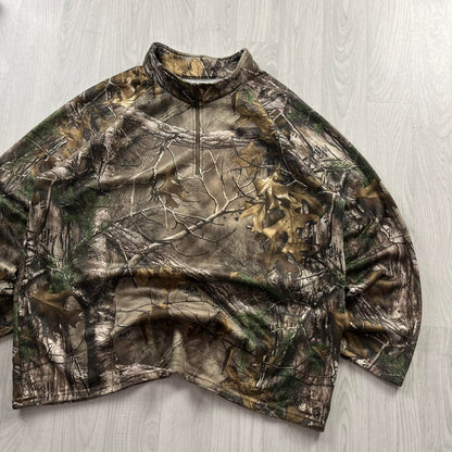 VINTAGE REALTREE QUARTER ZIP SWEATSHIRT CAMO