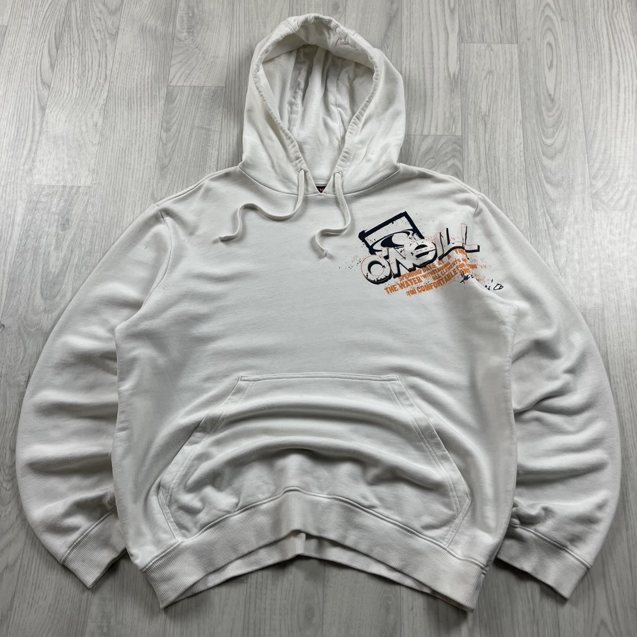 VINTAGE Y2K O’NEILL GRAPHIC HOODIE WHITE