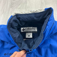 VINTAGE Y2K COLUMBIA TECHNICAL UTILITY SKI JACKET BLUE