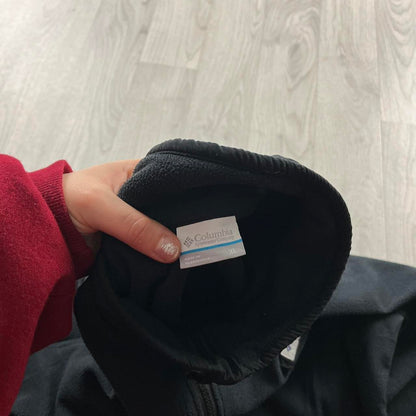 VINTAGE Y2K COLUMBIA ZIP UP FLEECE BLACK