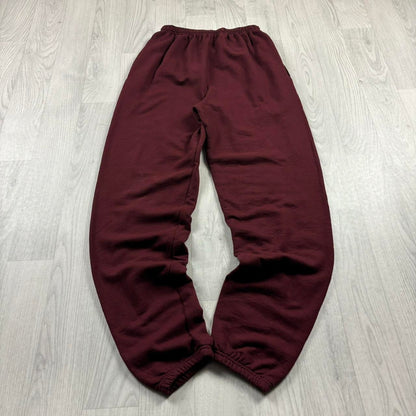 VINTAGE 00s CHAMPION COTTON SWEATPANTS BURGUNDY